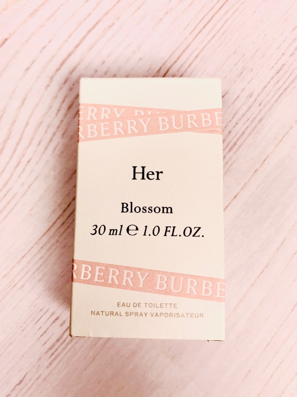 Burberry Her Blossom pink tape Eau de Toilette 1.0oz fragrance floral fruity